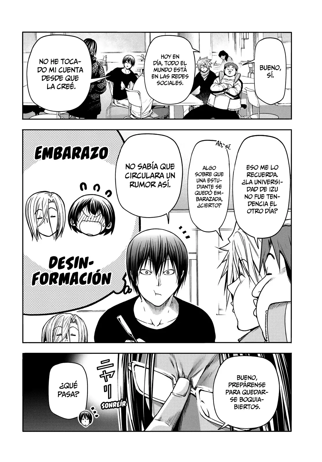 Grand Blue capítulo 101 página 4