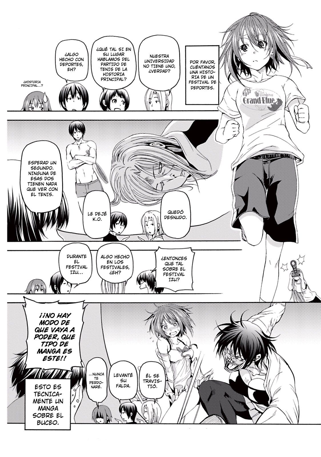 Grand Blue capítulo 17 página 57