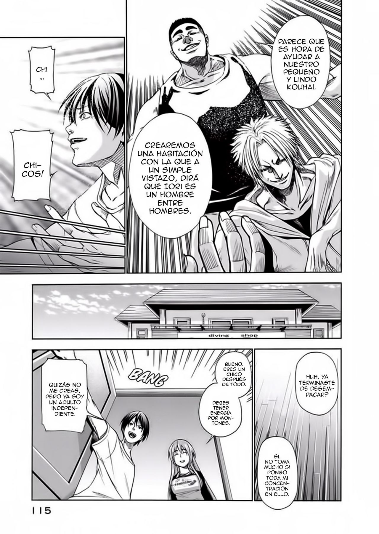 Grand Blue capítulo 3 página 18