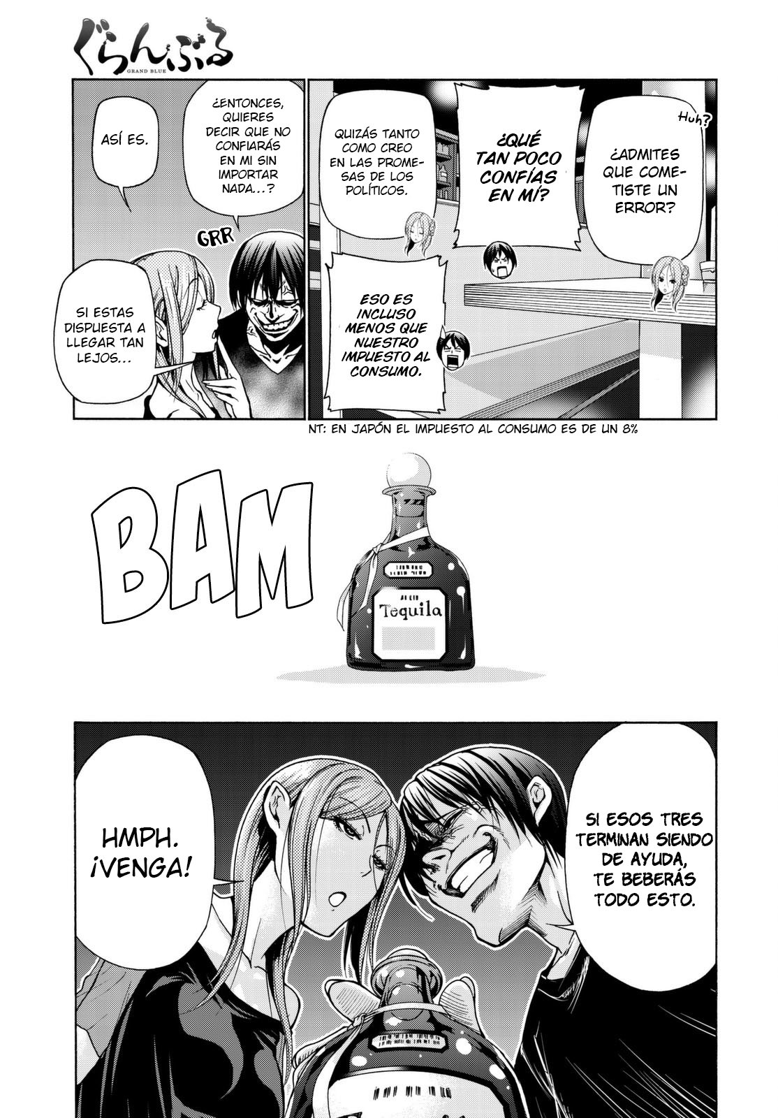 Grand Blue capítulo 37 página 18