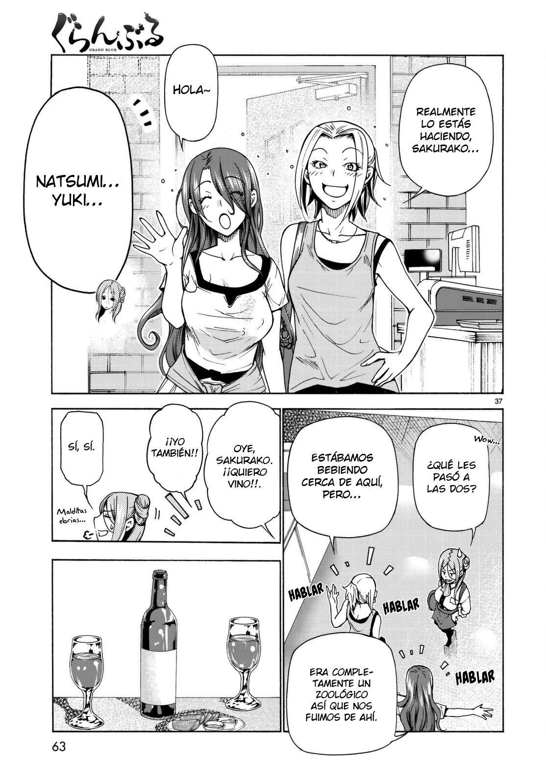 Grand Blue capítulo 37 página 38
