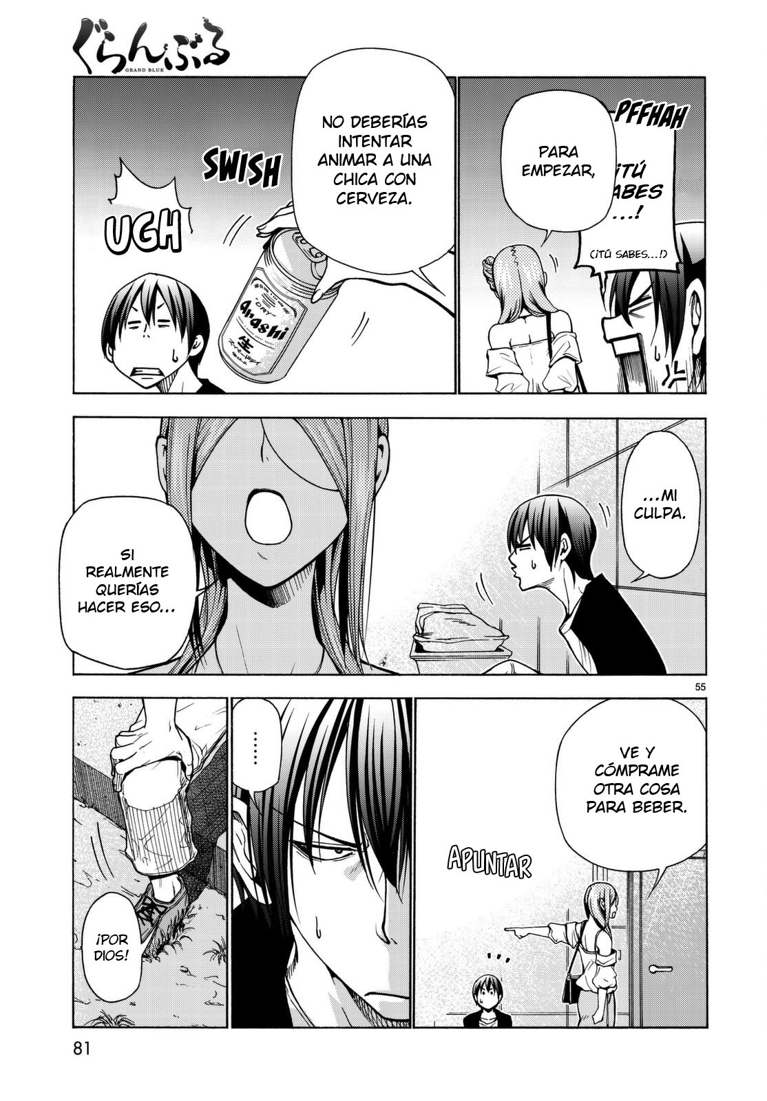 Grand Blue capítulo 37 página 56