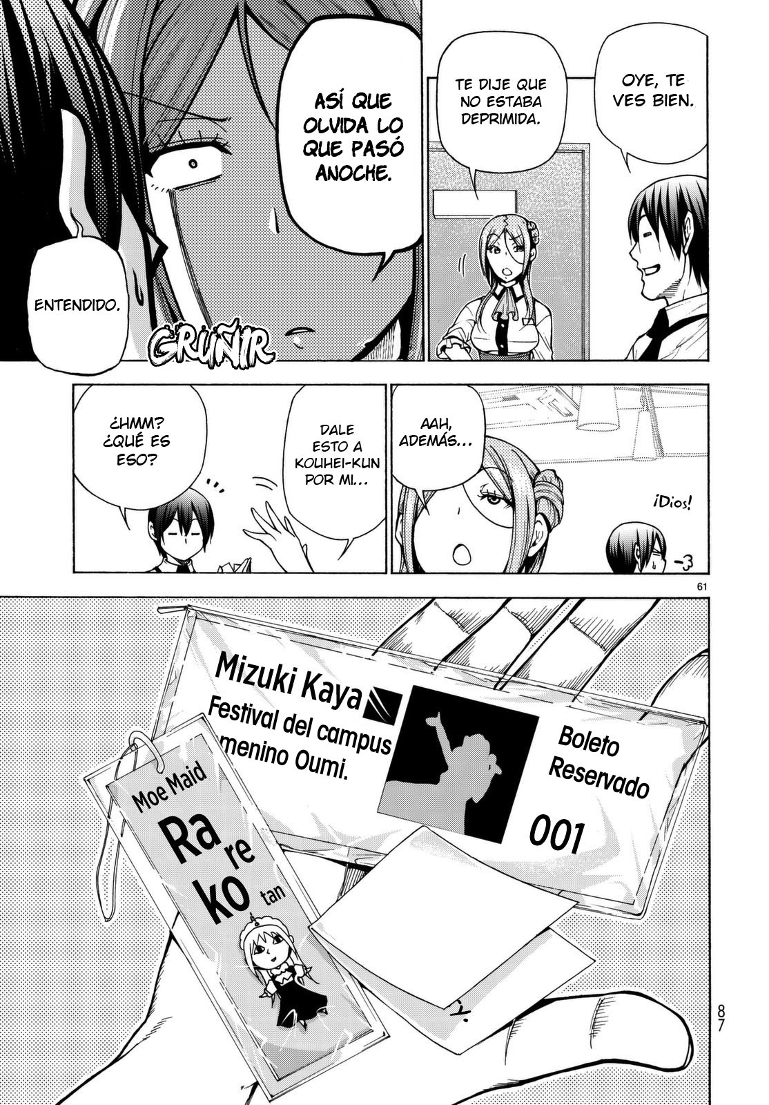 Grand Blue capítulo 37 página 61