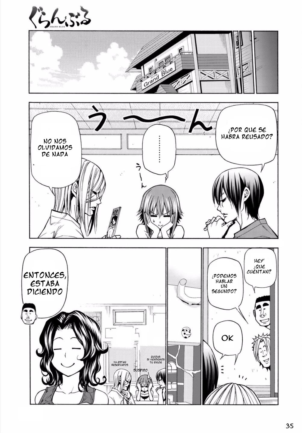 Grand Blue capítulo 39 página 36