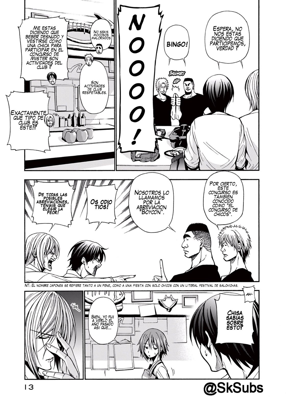 Grand Blue capítulo 5 página 13