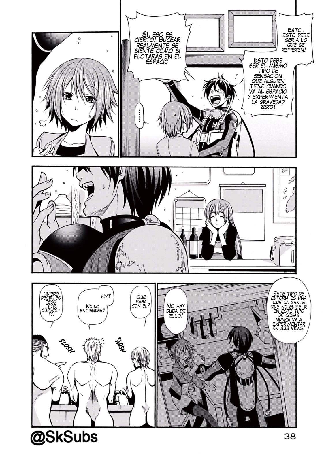 Grand Blue capítulo 5 página 37