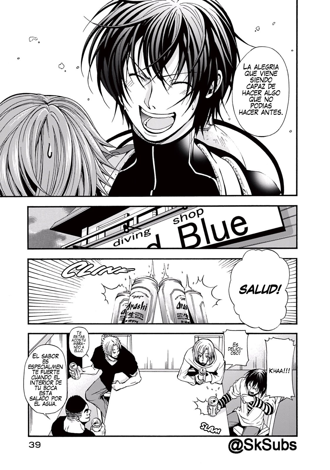 Grand Blue capítulo 5 página 38