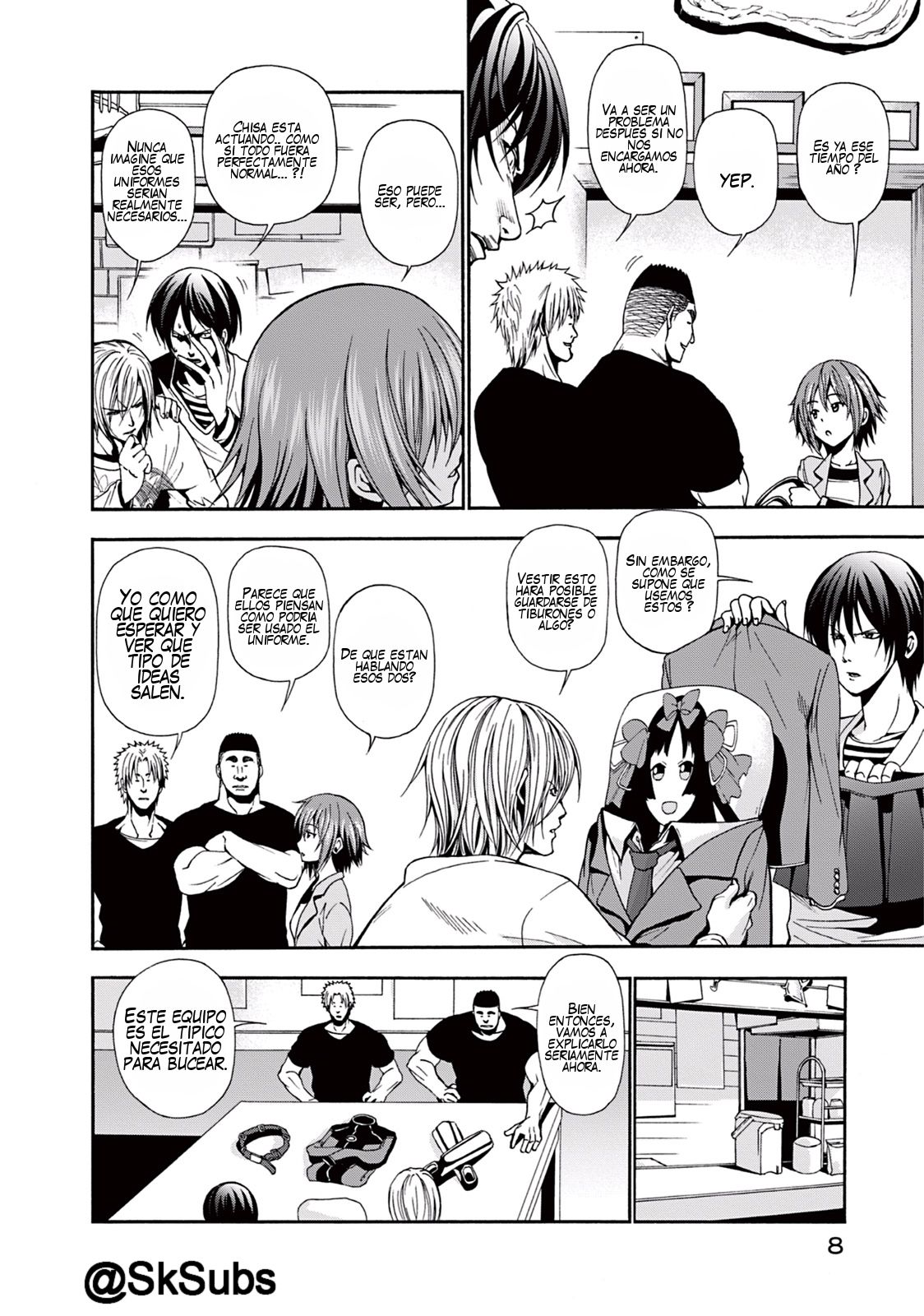 Grand Blue capítulo 5 página 8