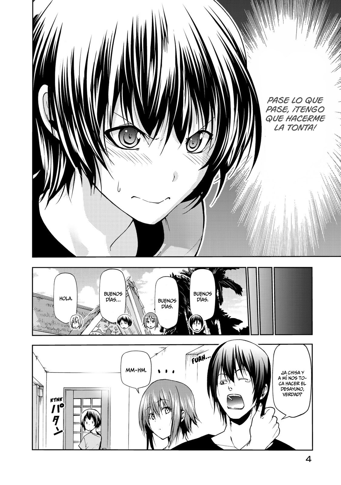 Grand Blue capítulo 54 página 4