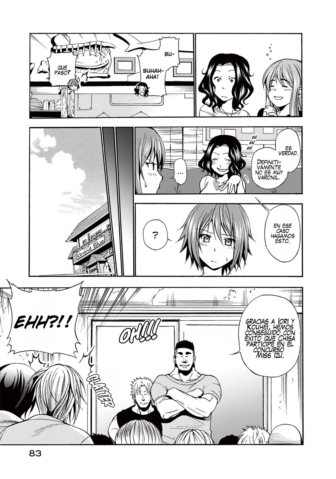 Grand Blue capítulo 6 página 38