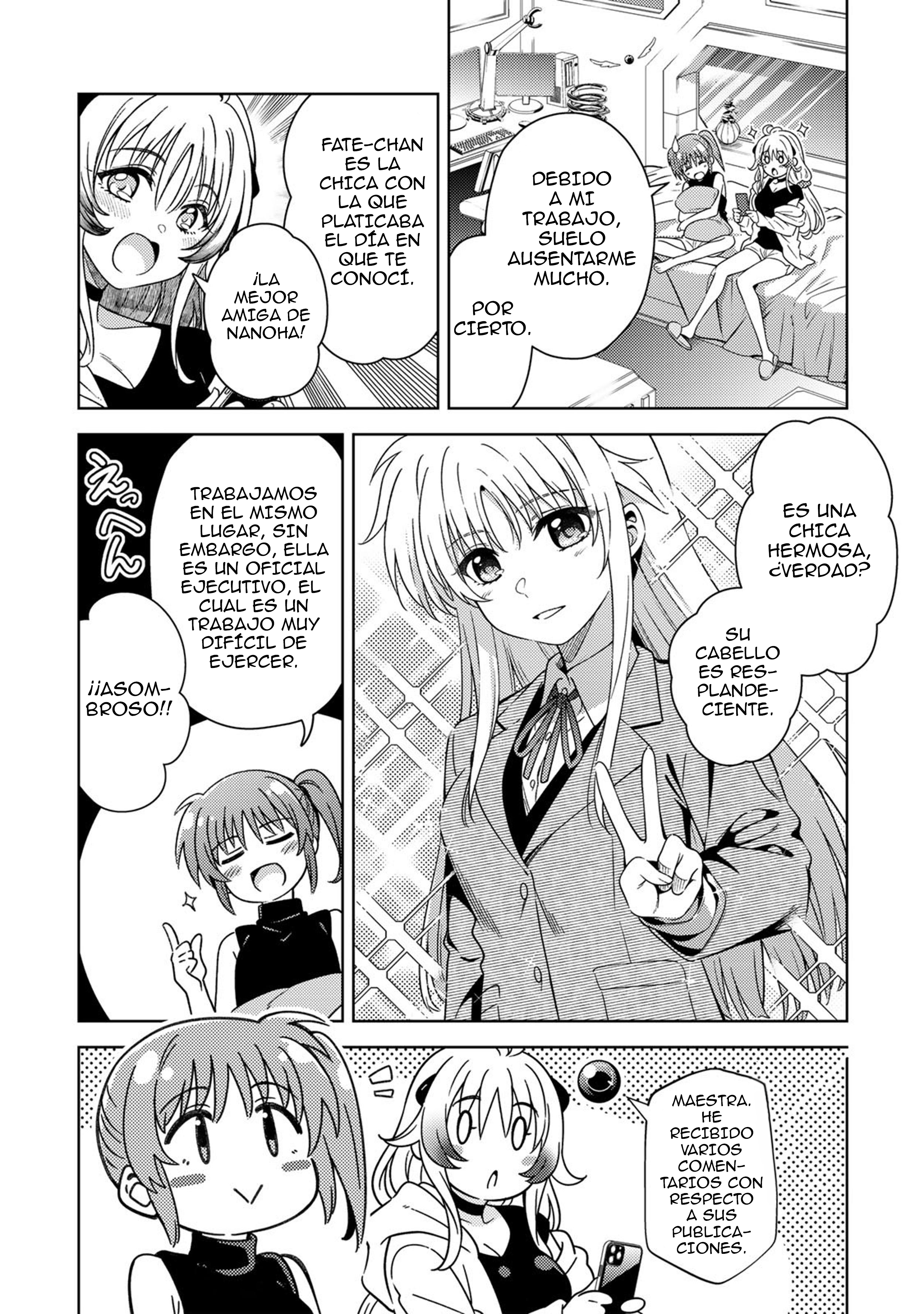 Mahou Shoujo Lyrical Nanoha EXCEEDS capítulo 3.1 página 9