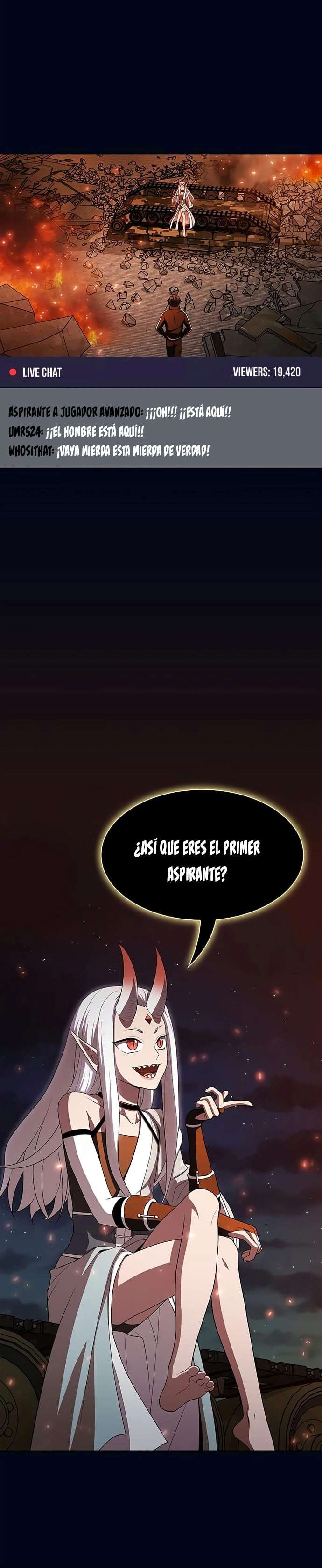 la torre del tutorial con el jugador avanzado capítulo 40 página 19