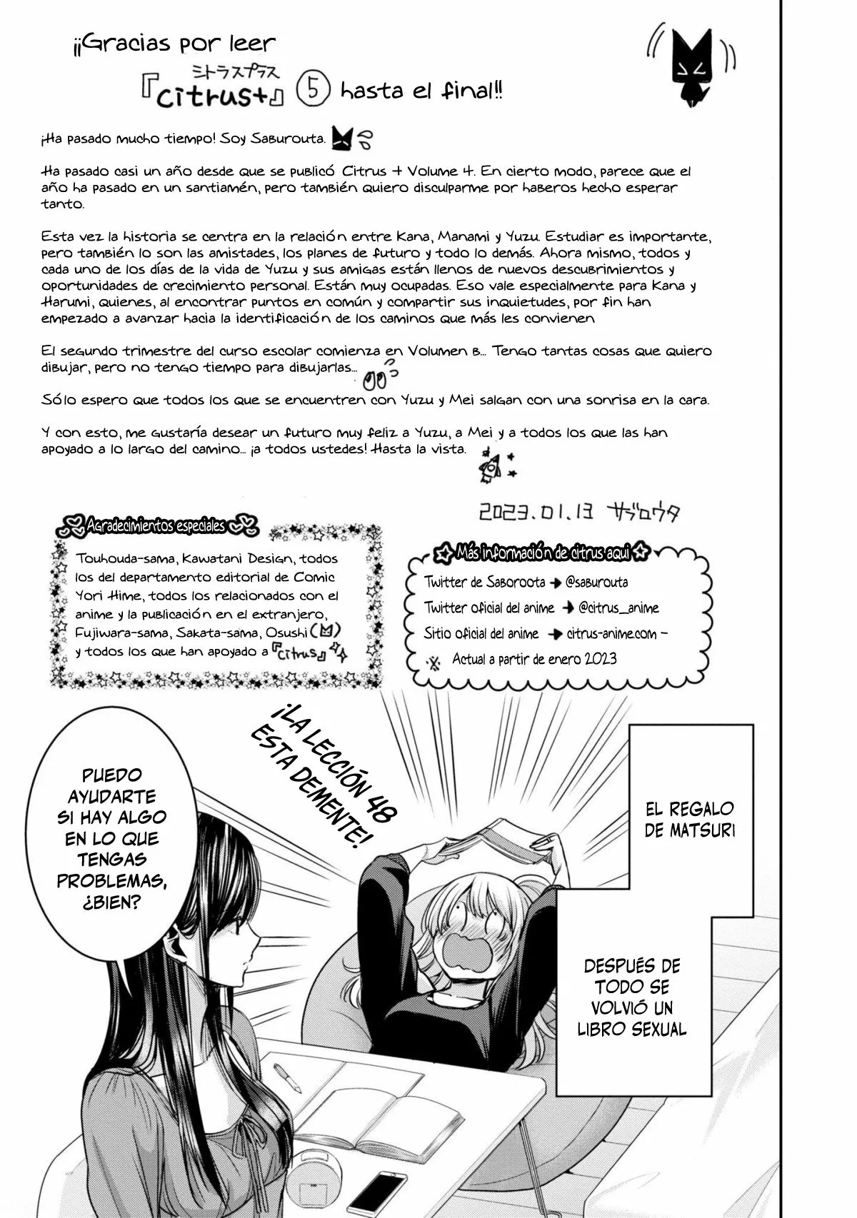 Citrus+ capítulo 30.5 página 16