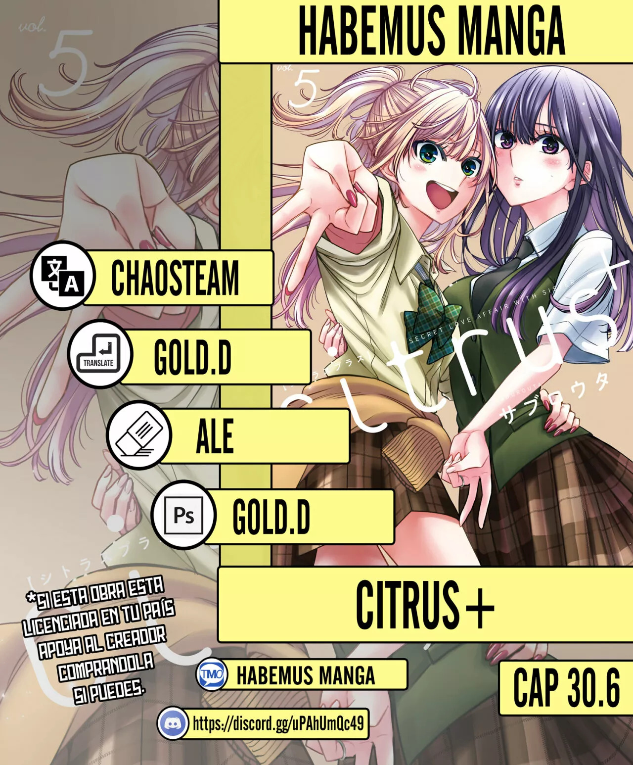 Citrus+ capítulo 30.6 página 1