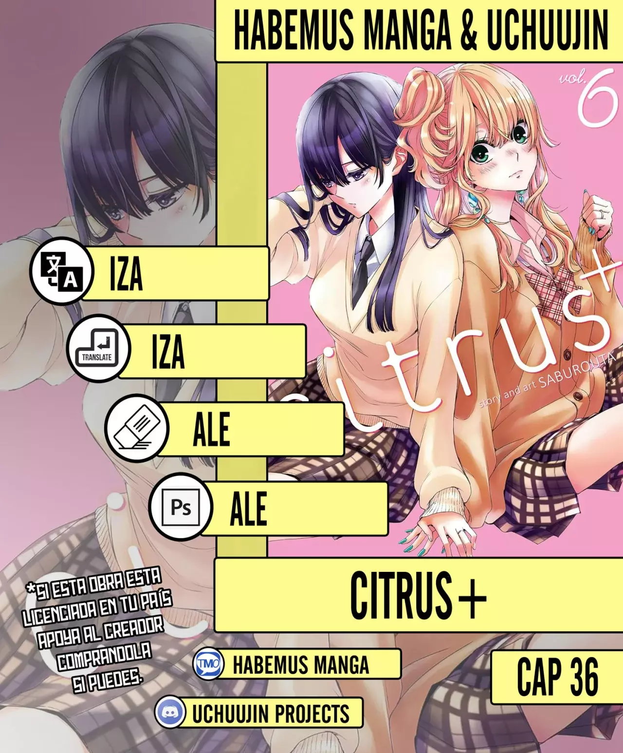 Citrus+ capítulo 36 página 1