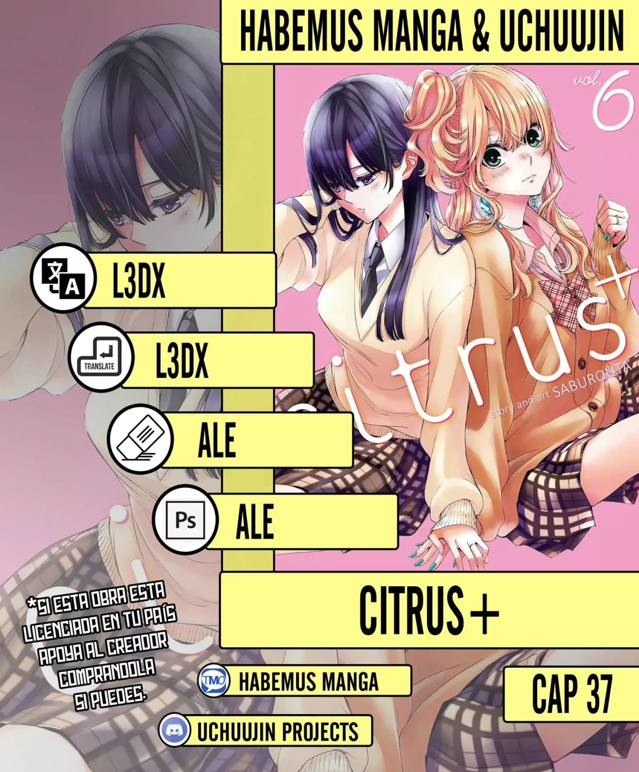 Citrus+ capítulo 37 página 1