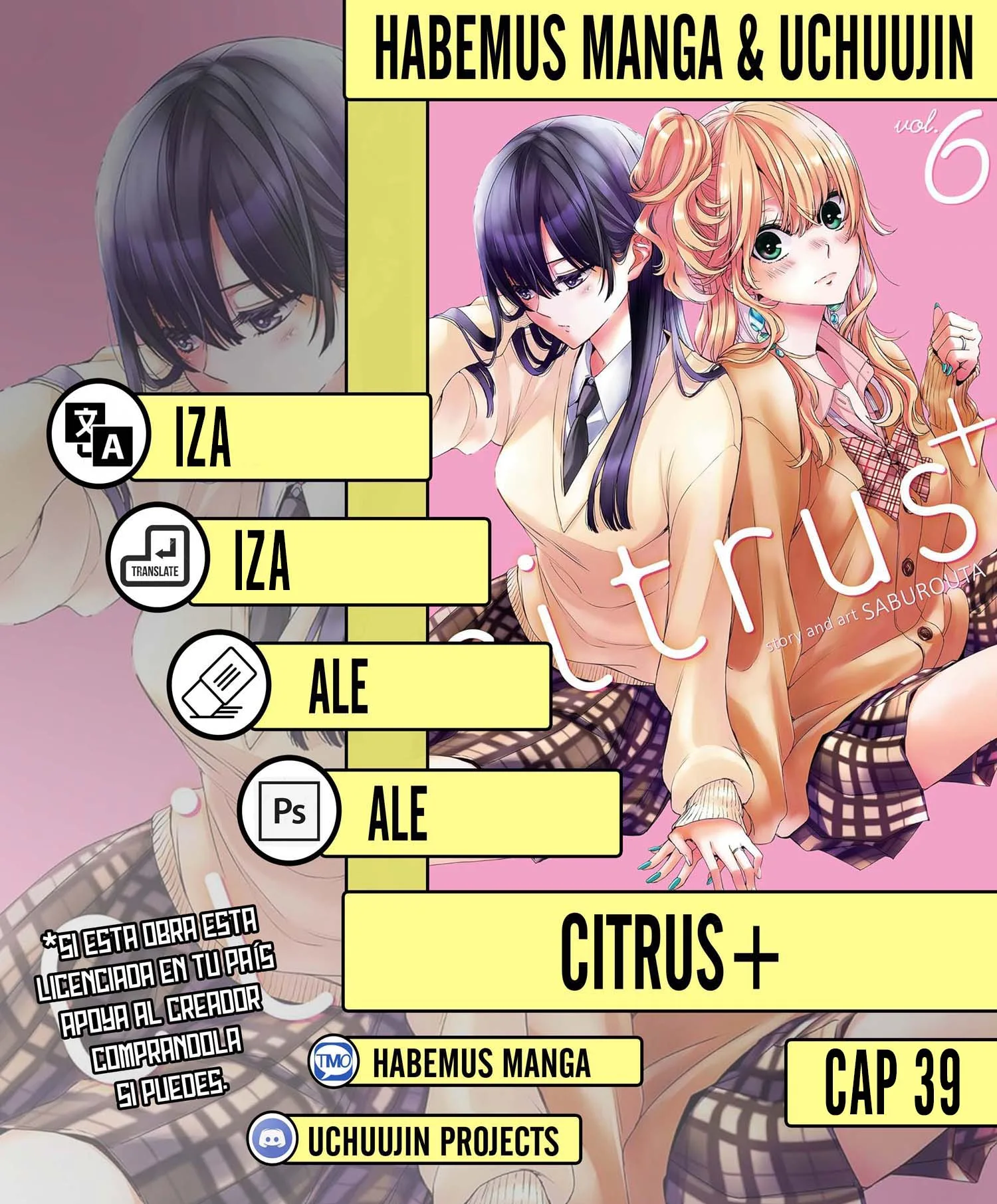 Citrus+ capítulo 39 página 1