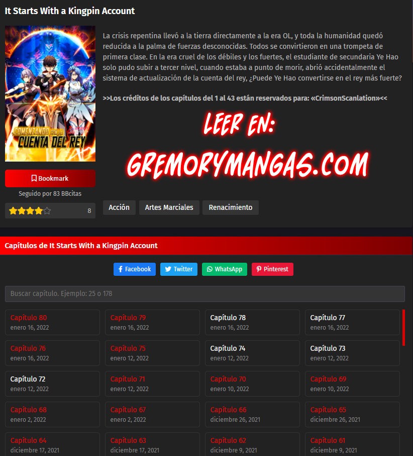 Comenzando con la Cuenta del Rey capítulo 54 página 42