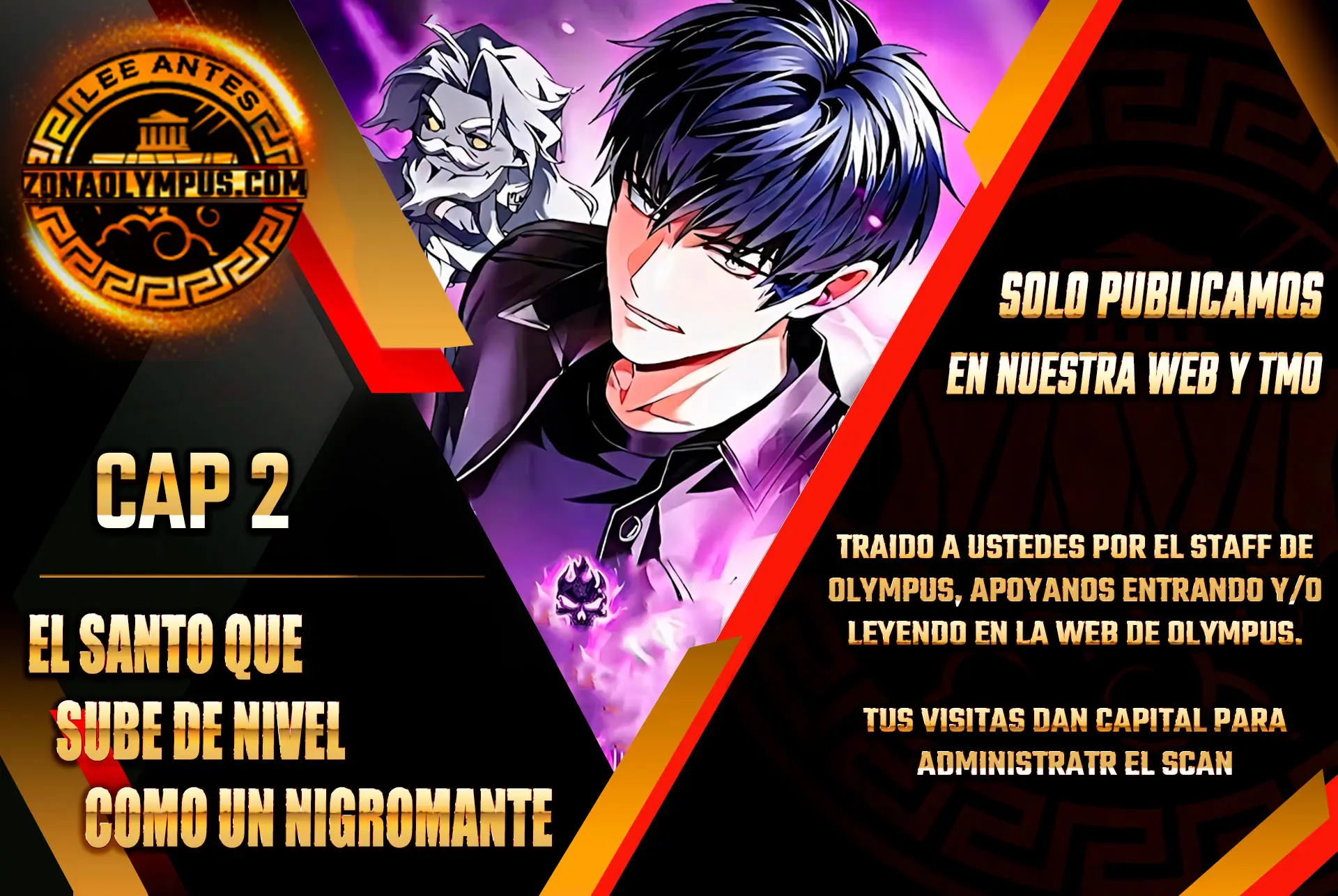El Santo que sube de nivel como Nigromante capítulo 2 página 2