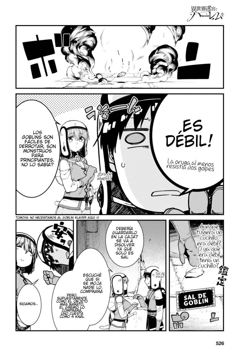 Isekai Meikyuu de Dorei Harem wo capítulo 11 página 13