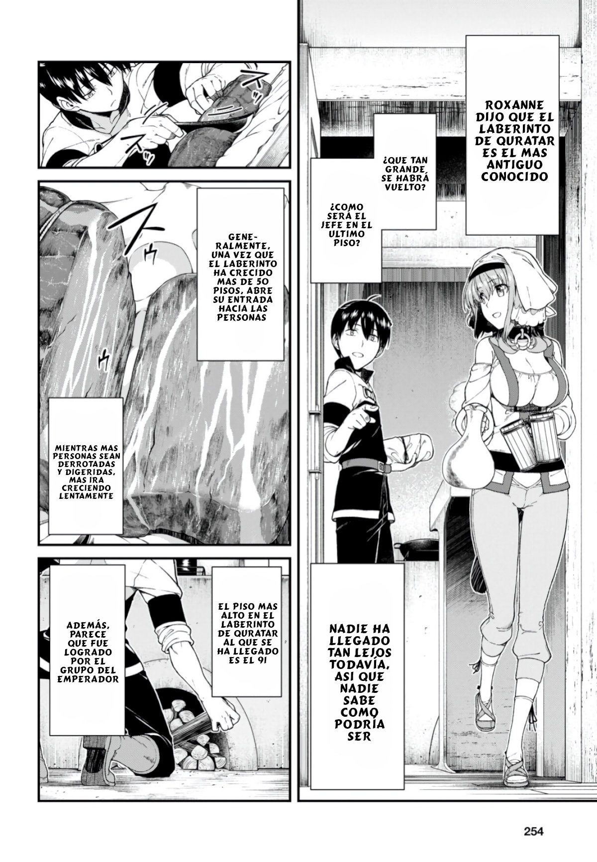 Isekai Meikyuu de Dorei Harem wo capítulo 12.2 página 7