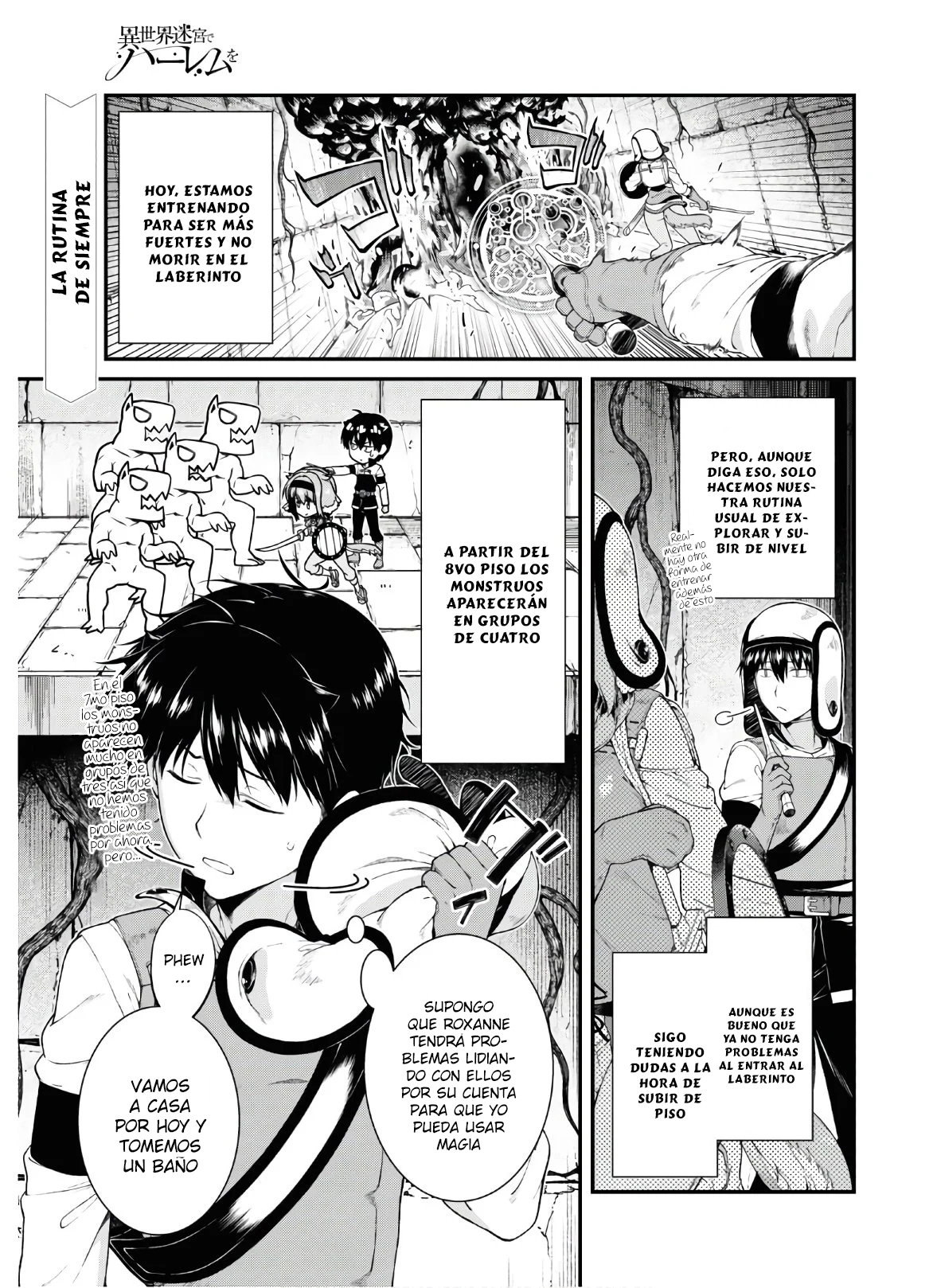 Isekai Meikyuu de Dorei Harem wo capítulo 15.3 página 2