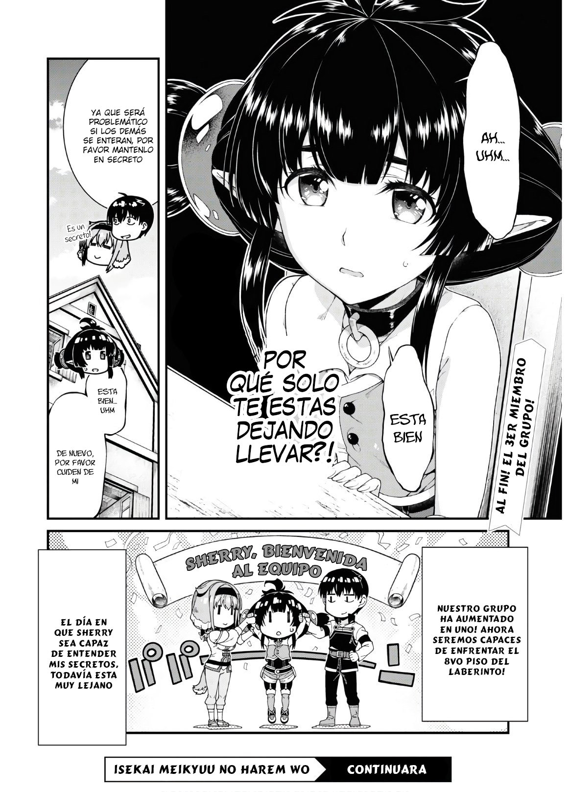 Isekai Meikyuu de Dorei Harem wo capítulo 16.2 página 36
