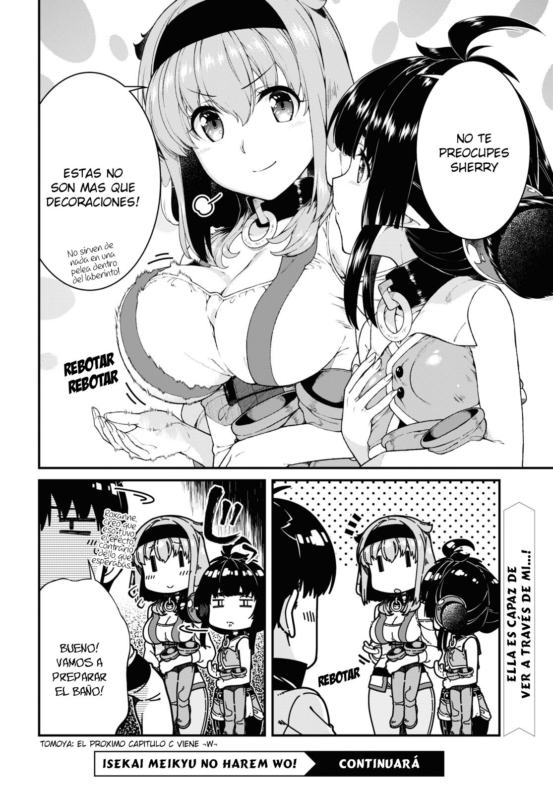 Isekai Meikyuu de Dorei Harem wo capítulo 16.3 página 9