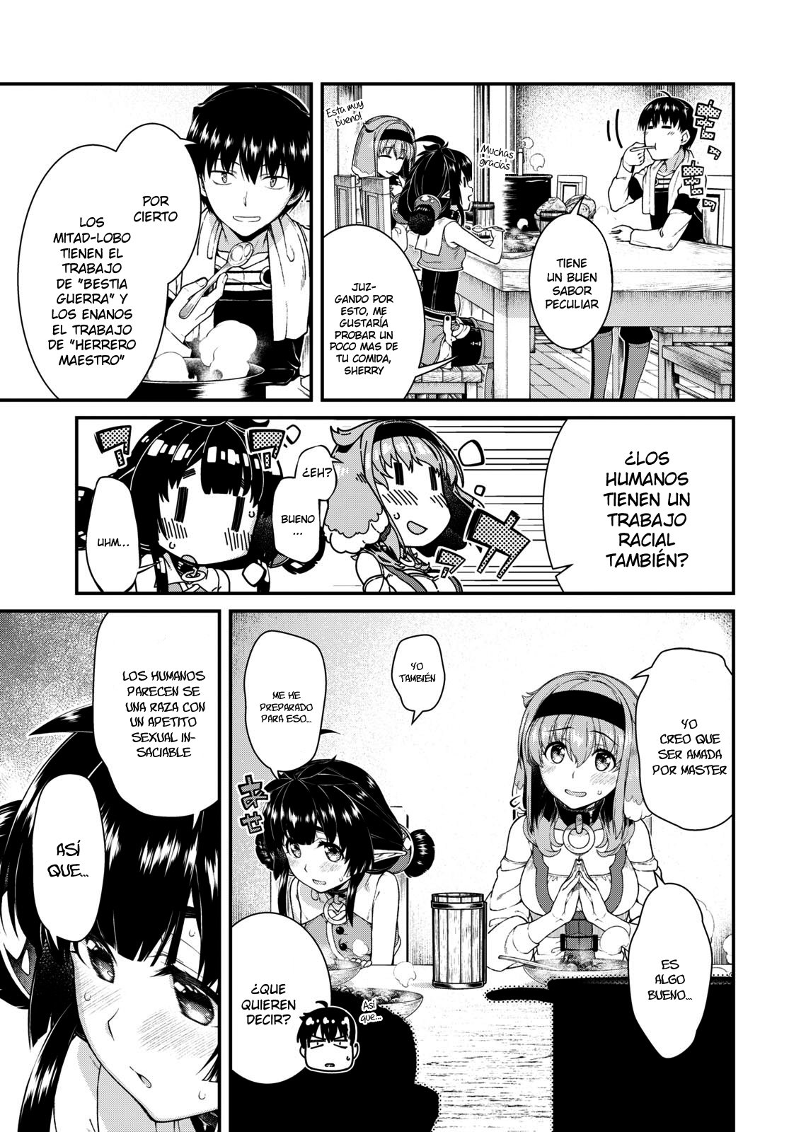 Isekai Meikyuu de Dorei Harem wo capítulo 17.2 página 16