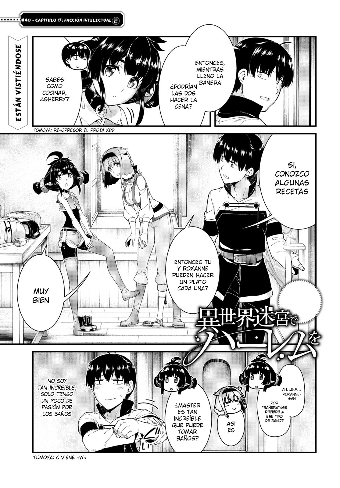 Isekai Meikyuu de Dorei Harem wo capítulo 17 página 3