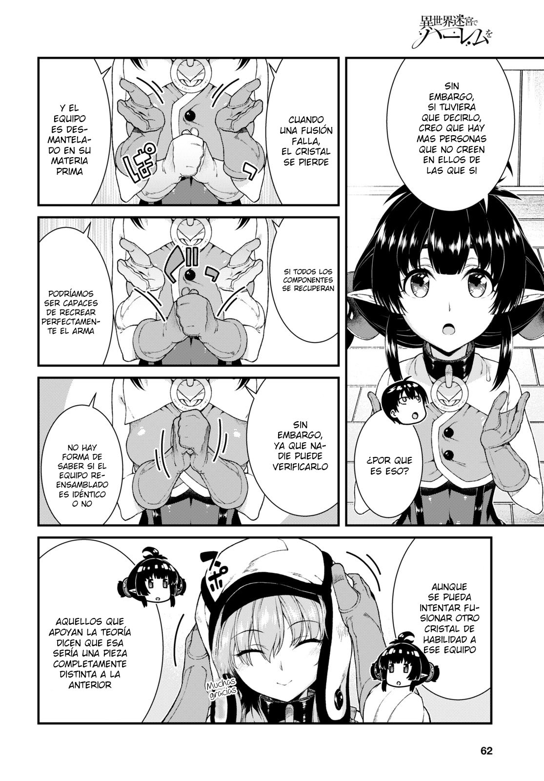 Isekai Meikyuu de Dorei Harem wo capítulo 17 página 8