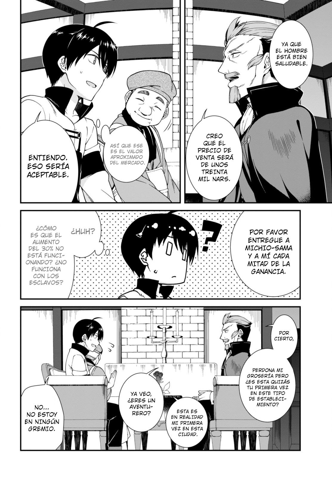 Isekai Meikyuu de Dorei Harem wo capítulo 2 página 28
