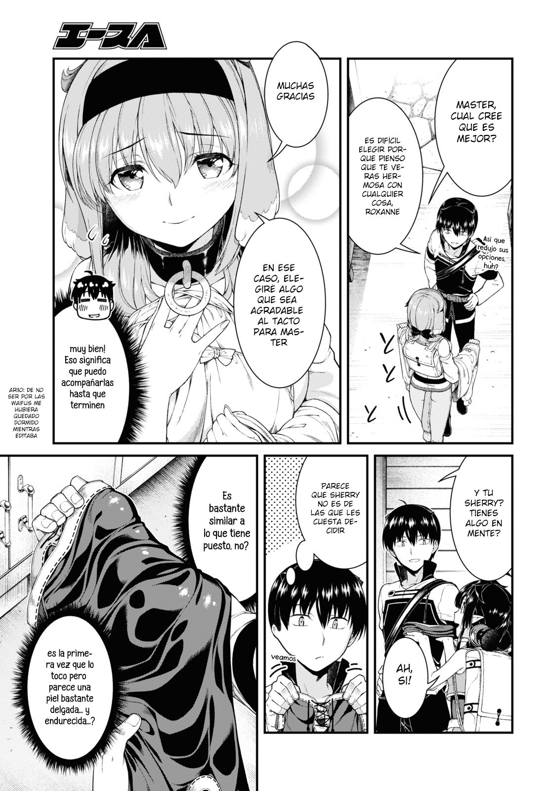 Isekai Meikyuu de Dorei Harem wo capítulo 20.5 página 15