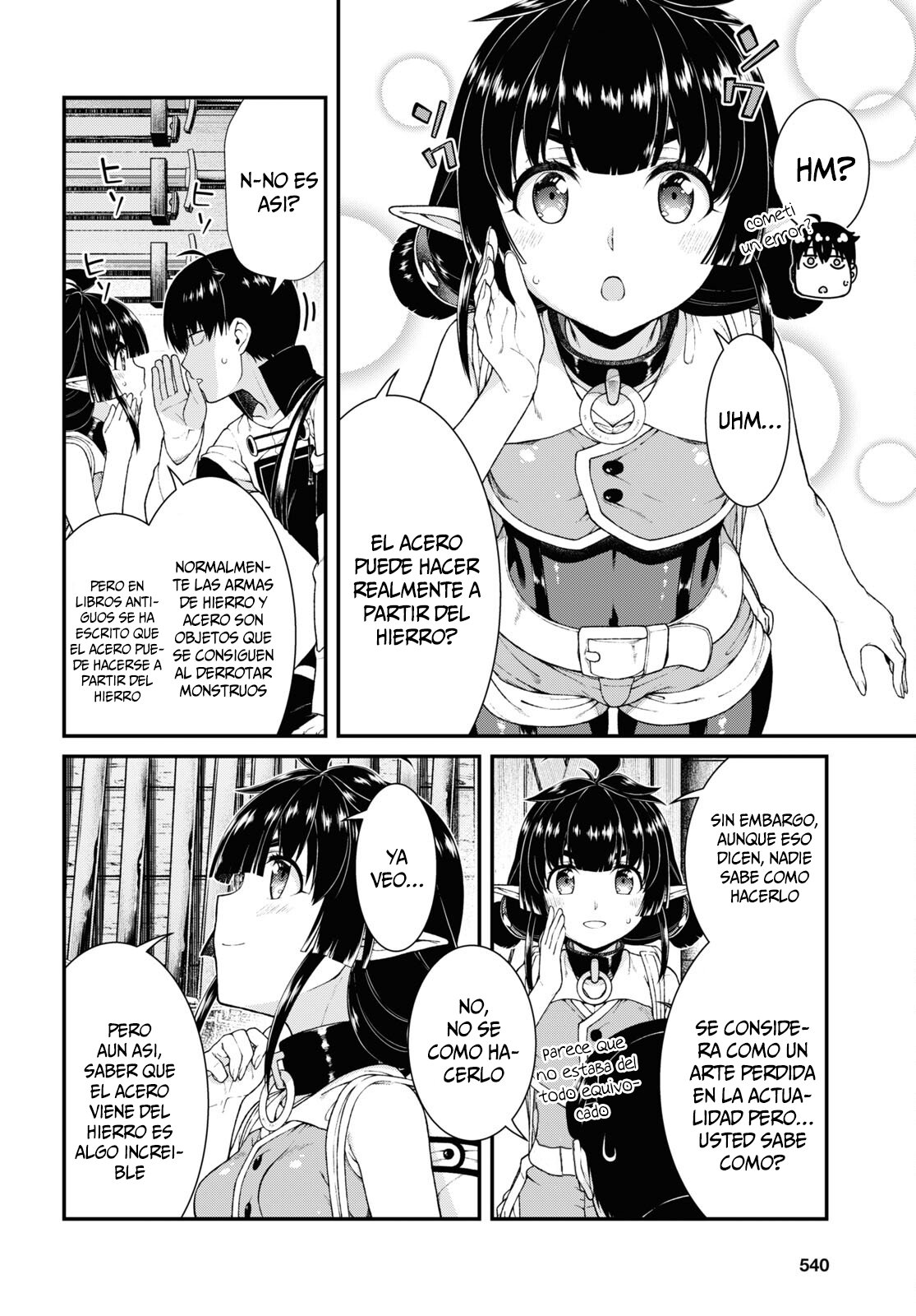 Isekai Meikyuu de Dorei Harem wo capítulo 21.4 página 4