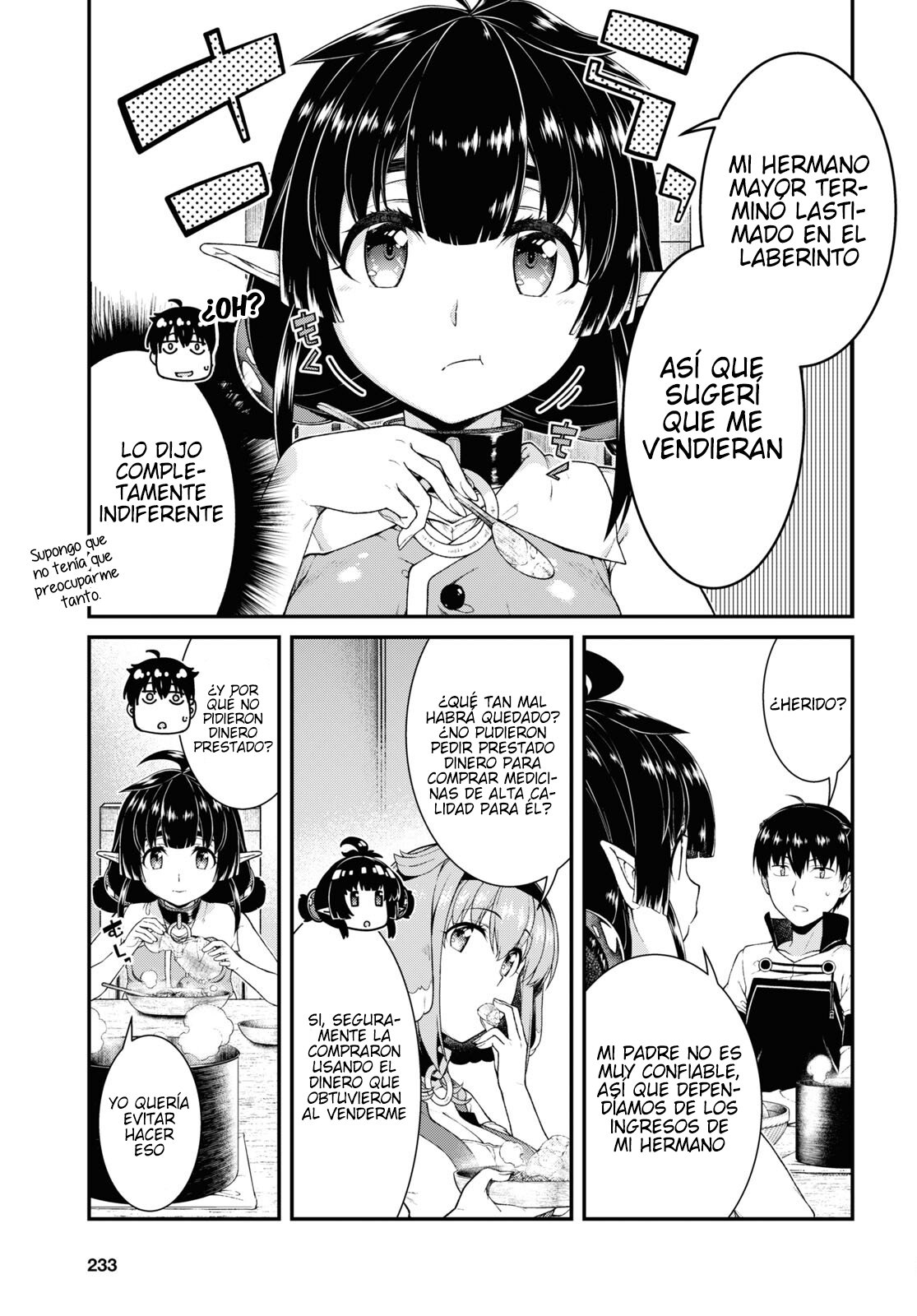 Isekai Meikyuu de Dorei Harem wo capítulo 21.5 página 9