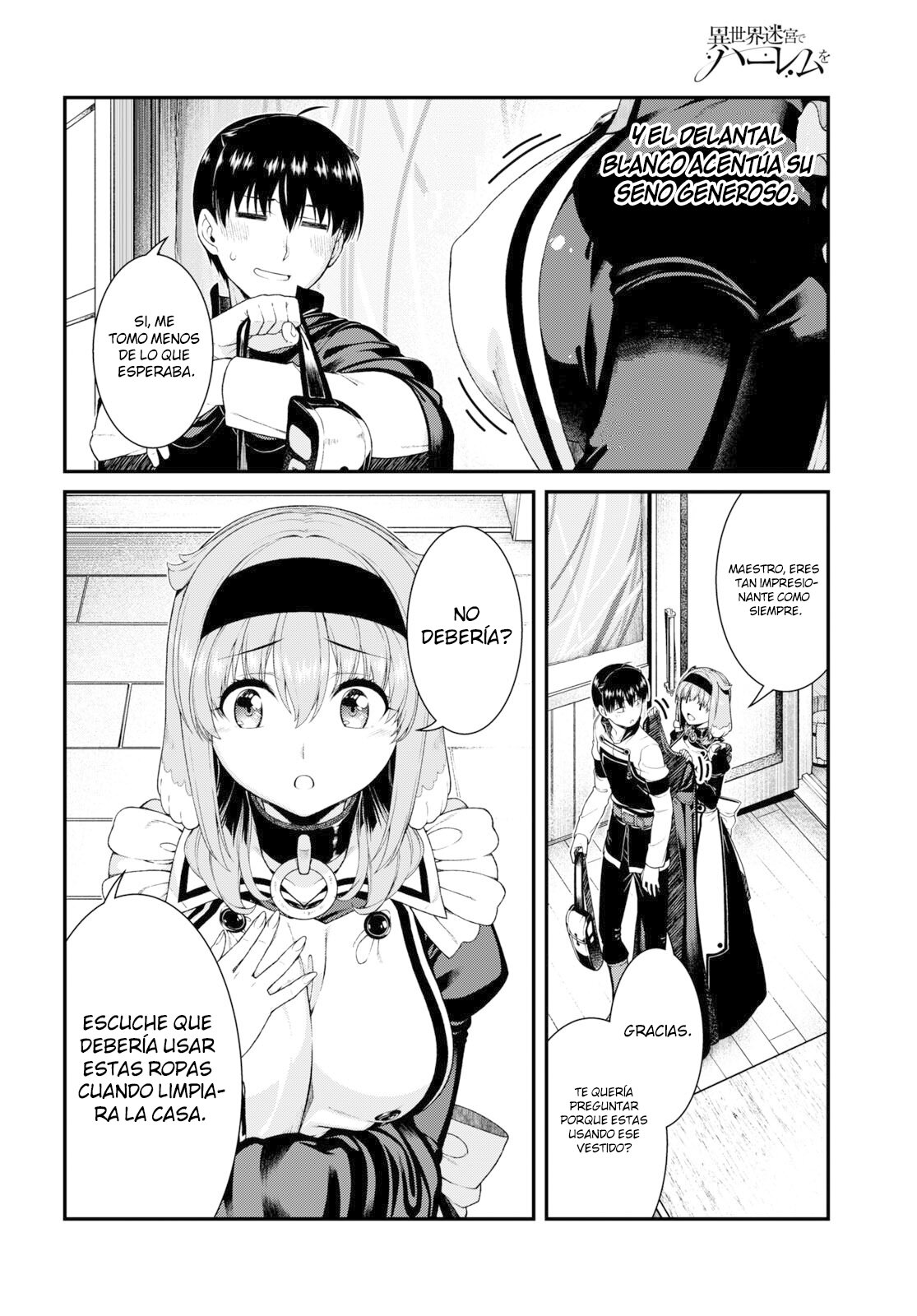 Isekai Meikyuu de Dorei Harem wo capítulo 22.3 página 4