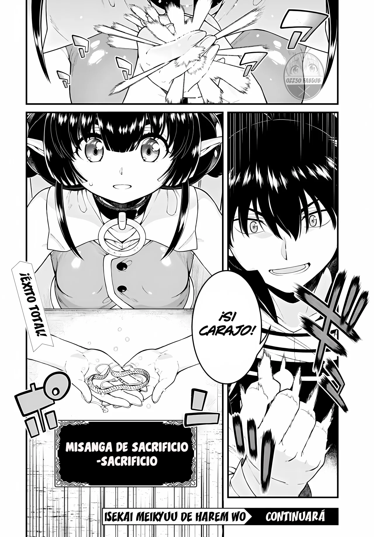Isekai Meikyuu de Dorei Harem wo capítulo 24.1 página 17