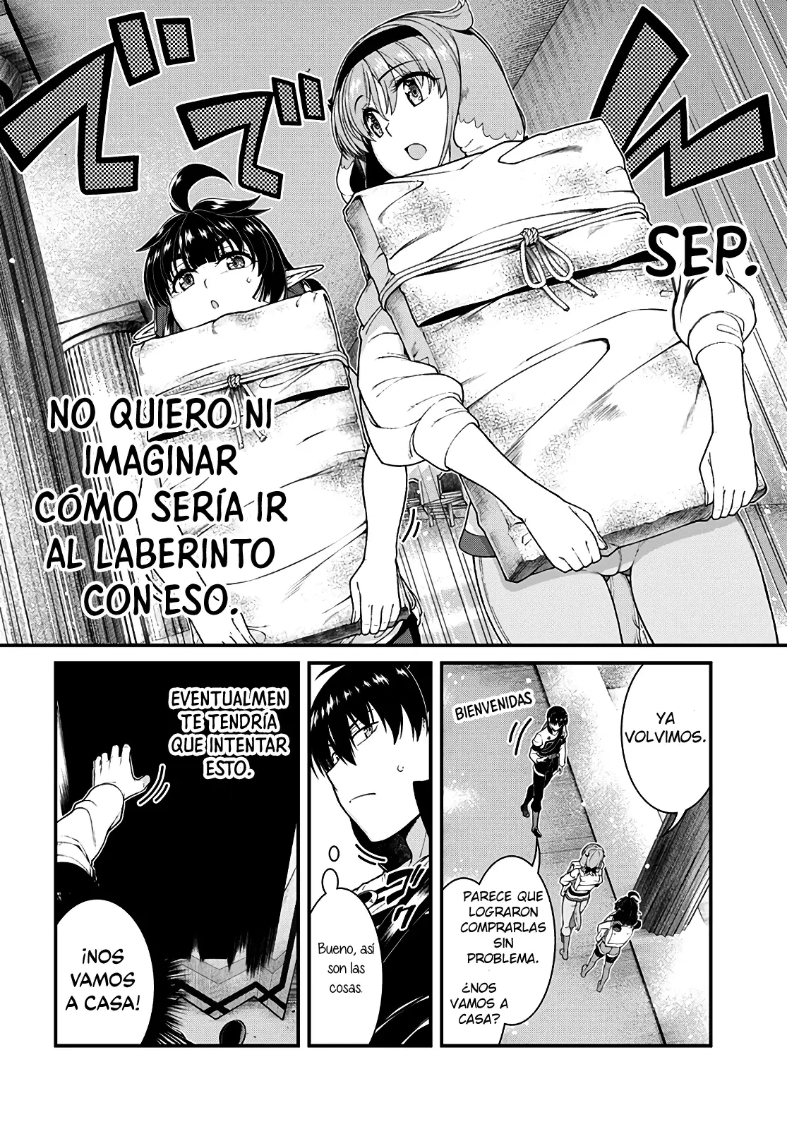 Isekai Meikyuu de Dorei Harem wo capítulo 24.4 página 10