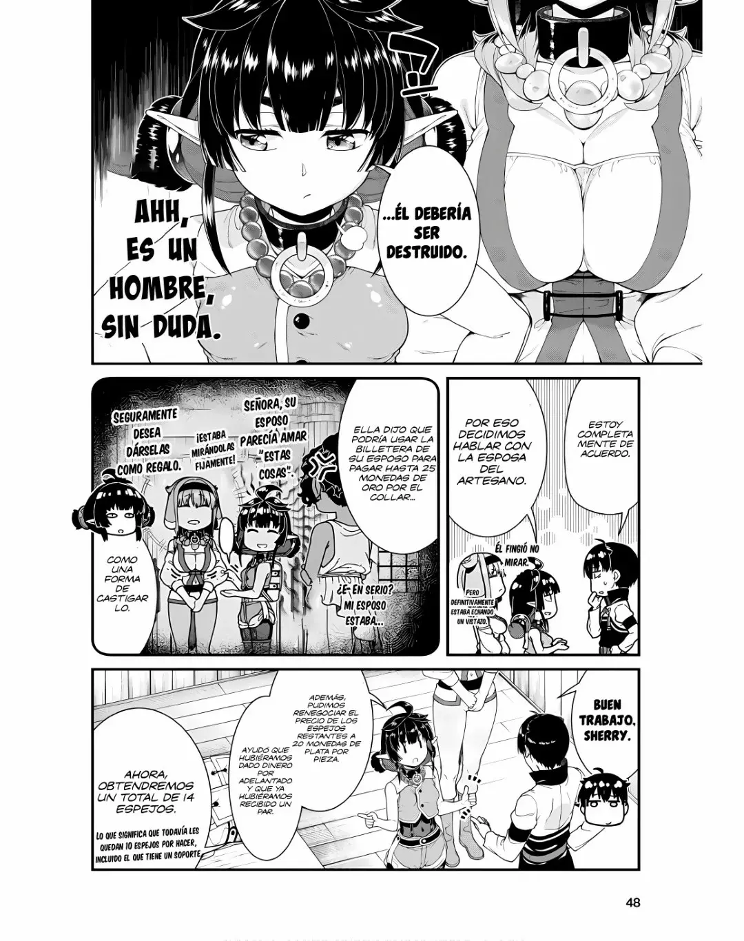 Isekai Meikyuu de Dorei Harem wo capítulo 24.6 página 13
