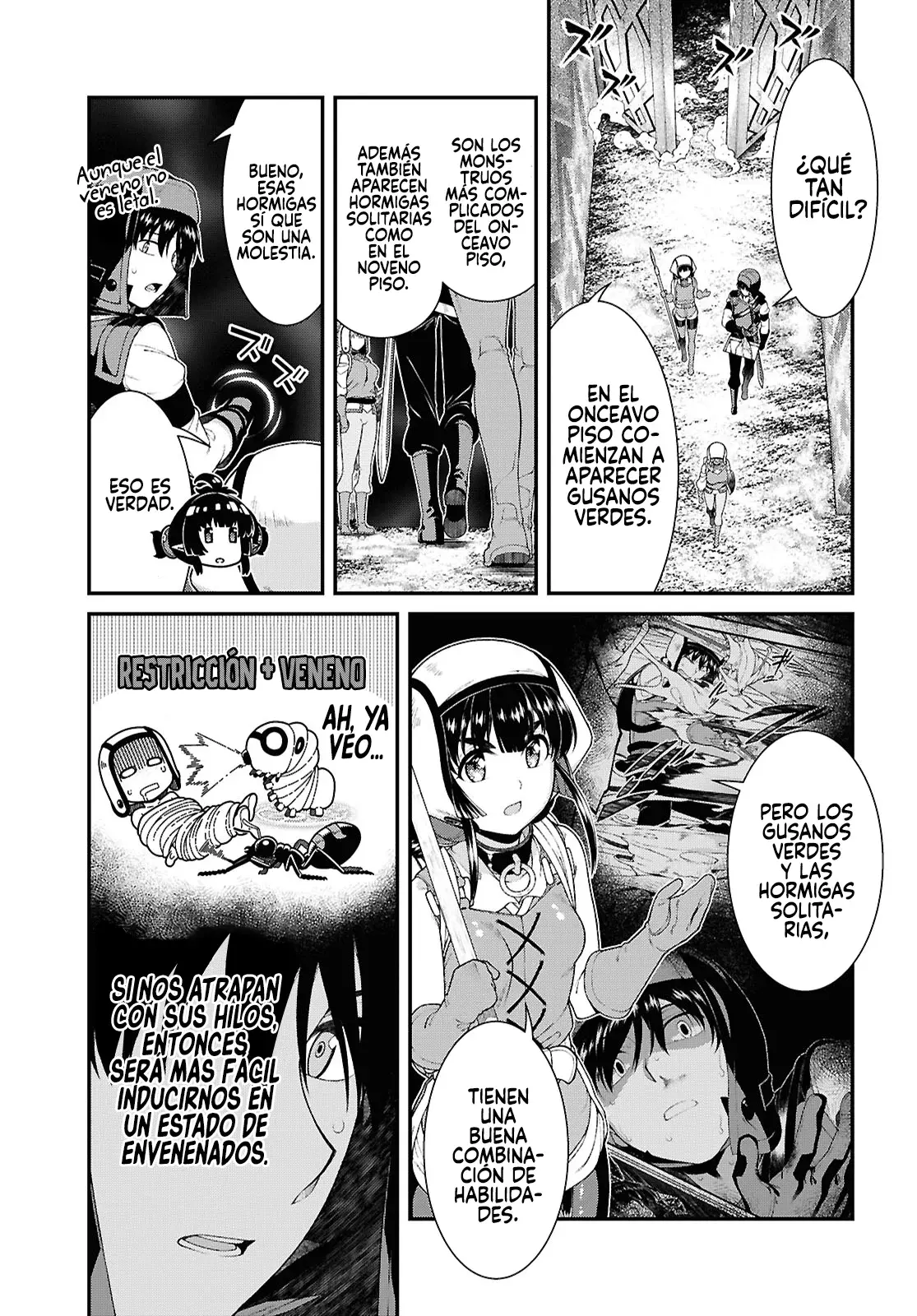 Isekai Meikyuu de Dorei Harem wo capítulo 25.1 página 6