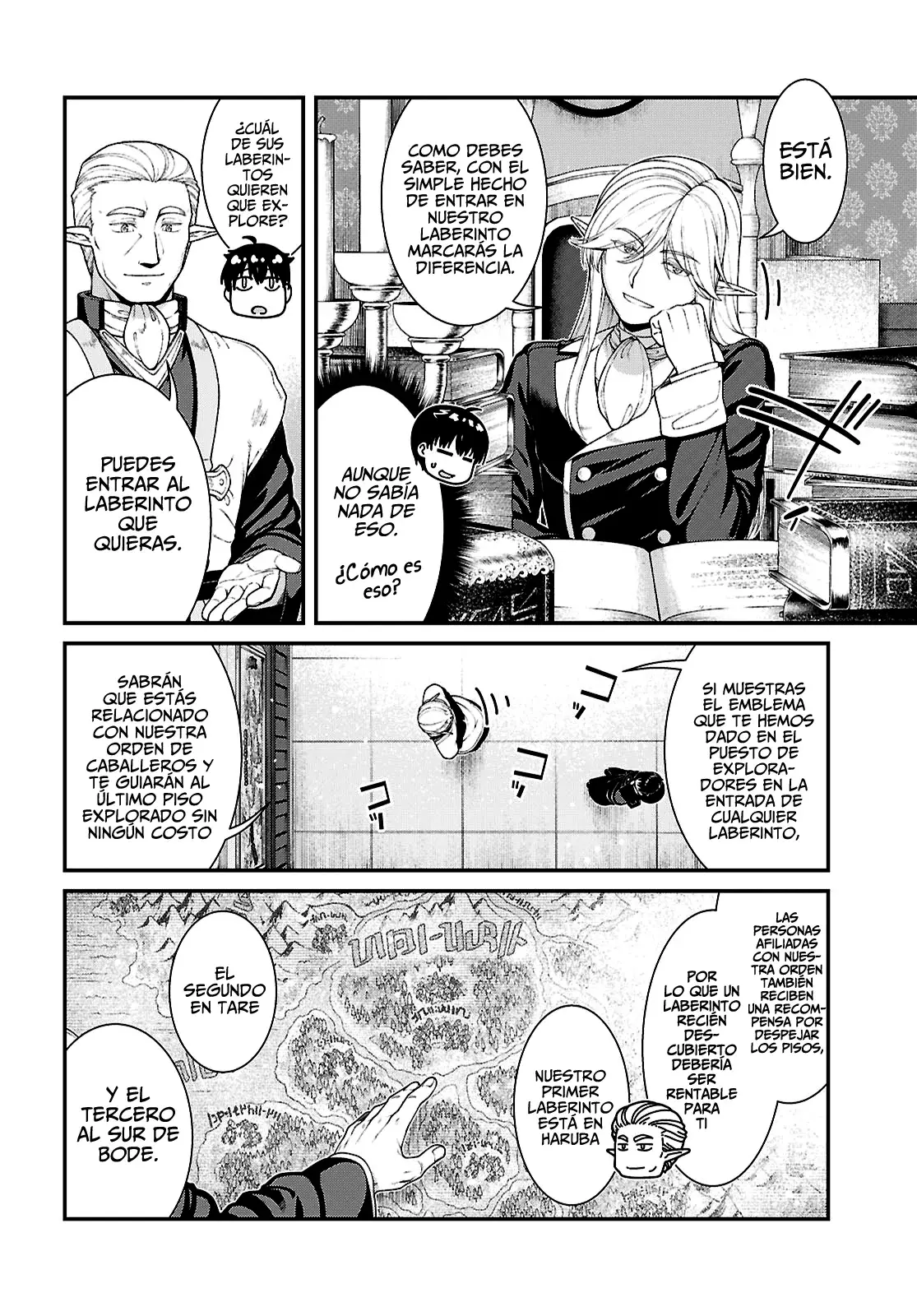 Isekai Meikyuu de Dorei Harem wo capítulo 25.4 página 3