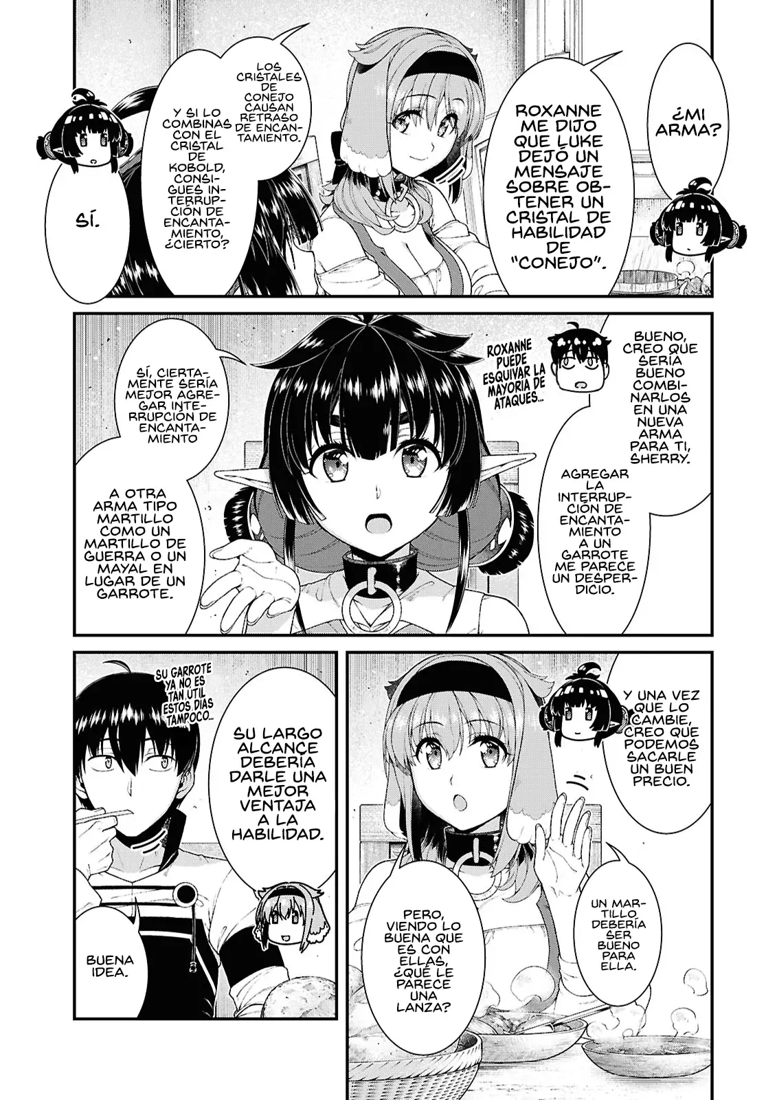 Isekai Meikyuu de Dorei Harem wo capítulo 26.3 página 8