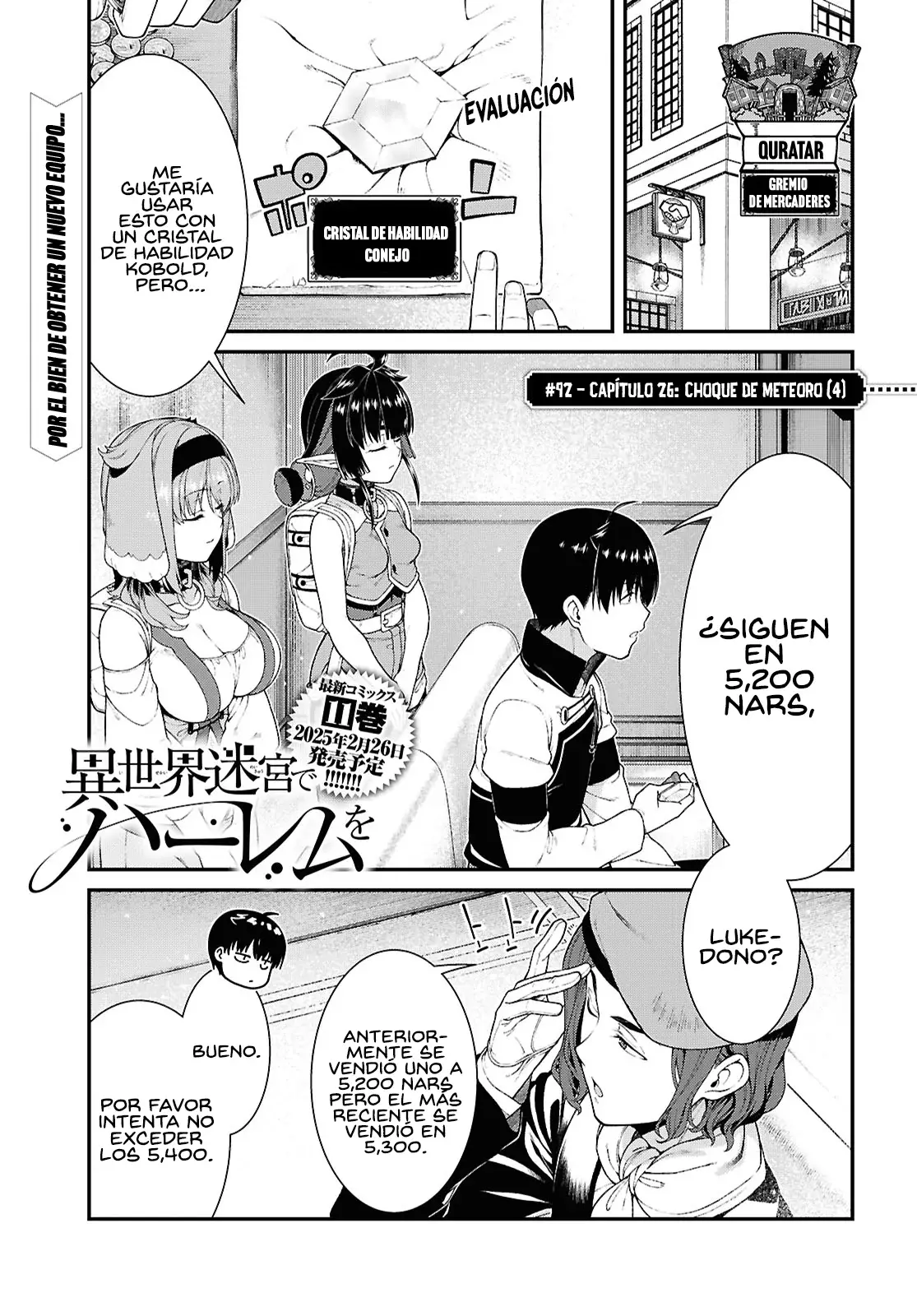Isekai Meikyuu de Dorei Harem wo capítulo 26.4 página 2