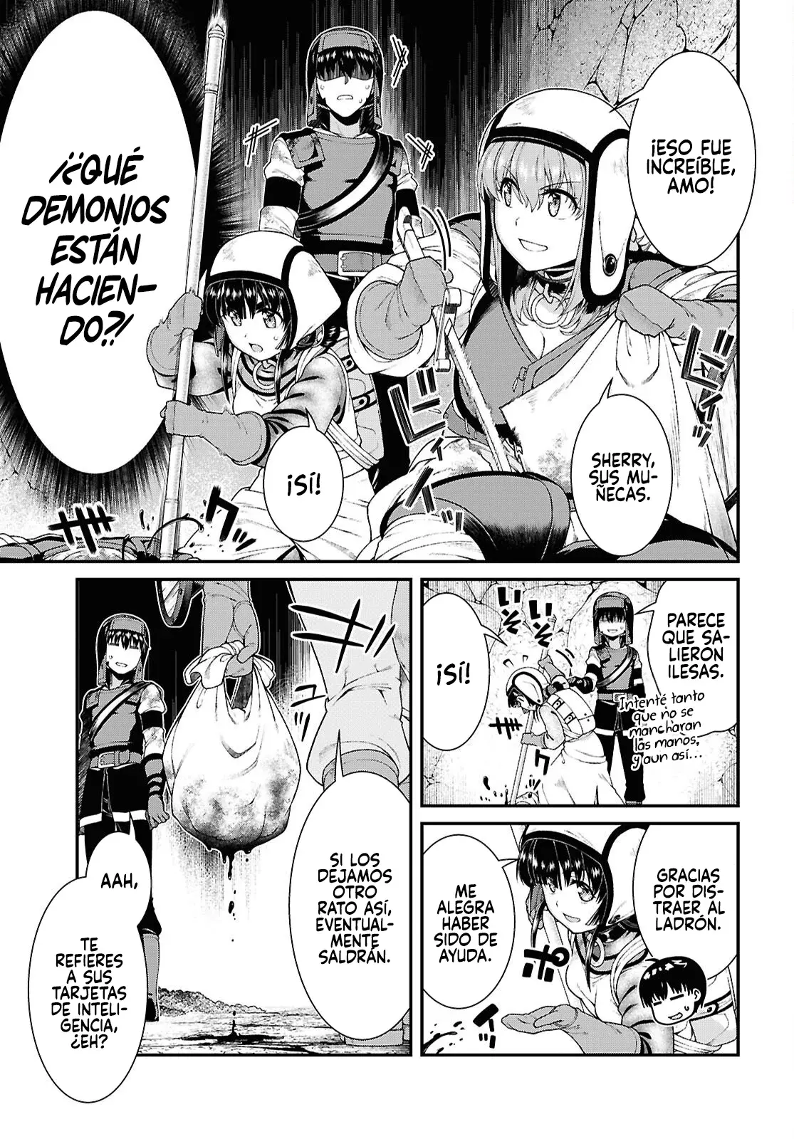 Isekai Meikyuu de Dorei Harem wo capítulo 27.4 página 5