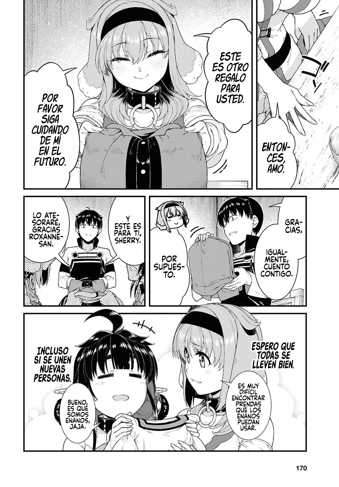 Isekai Meikyuu de Dorei Harem wo capítulo 28.4 página 6