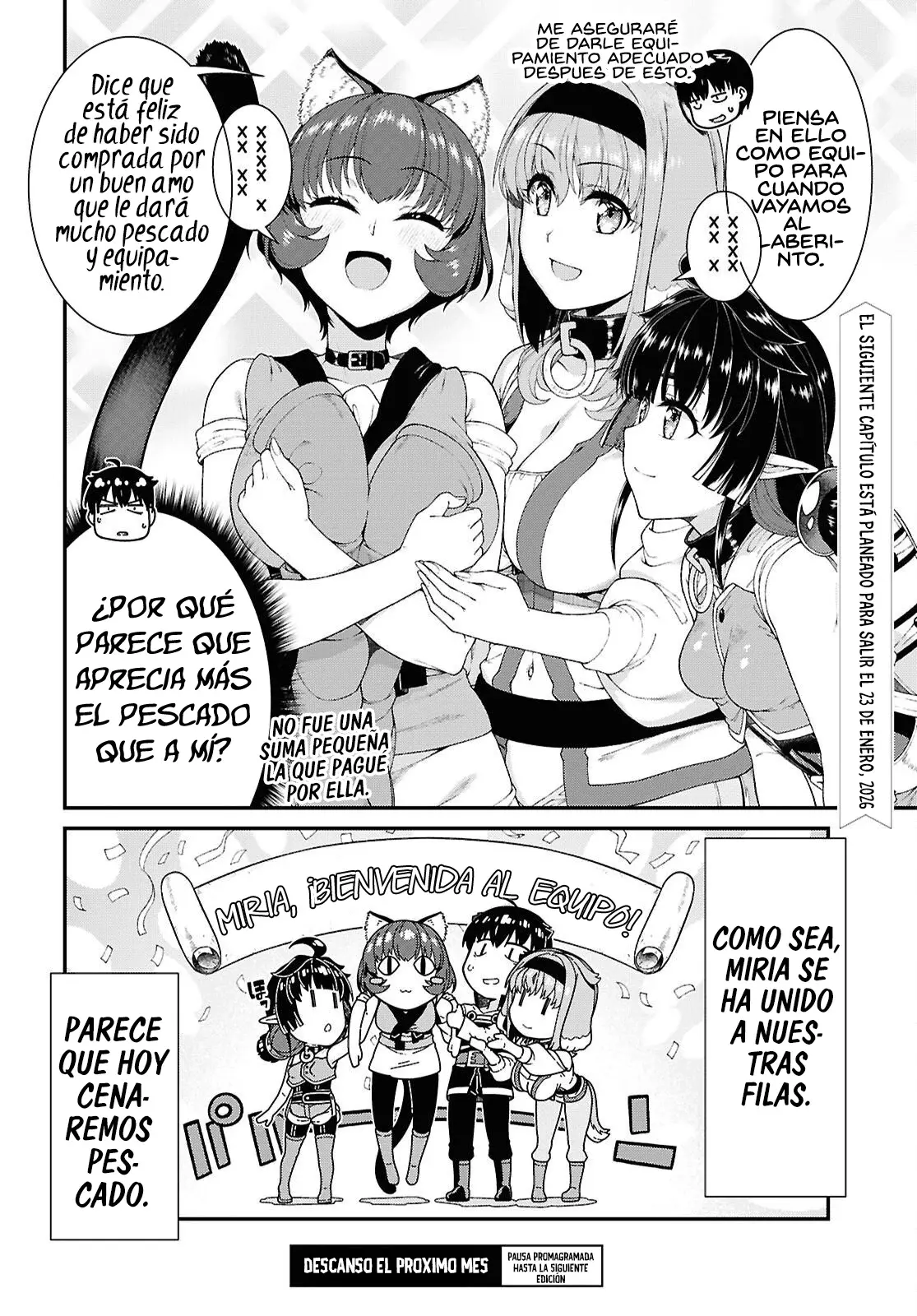 Isekai Meikyuu de Dorei Harem wo capítulo 28.6 página 12