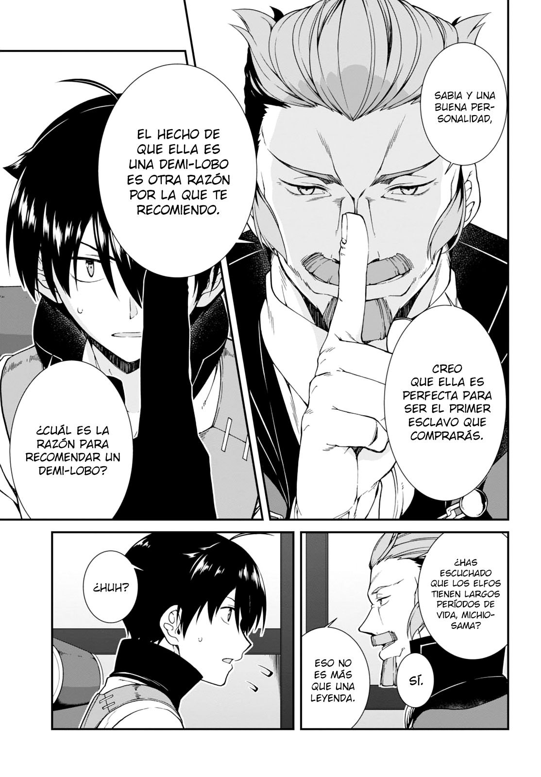 Isekai Meikyuu de Dorei Harem wo capítulo 3.2 página 10