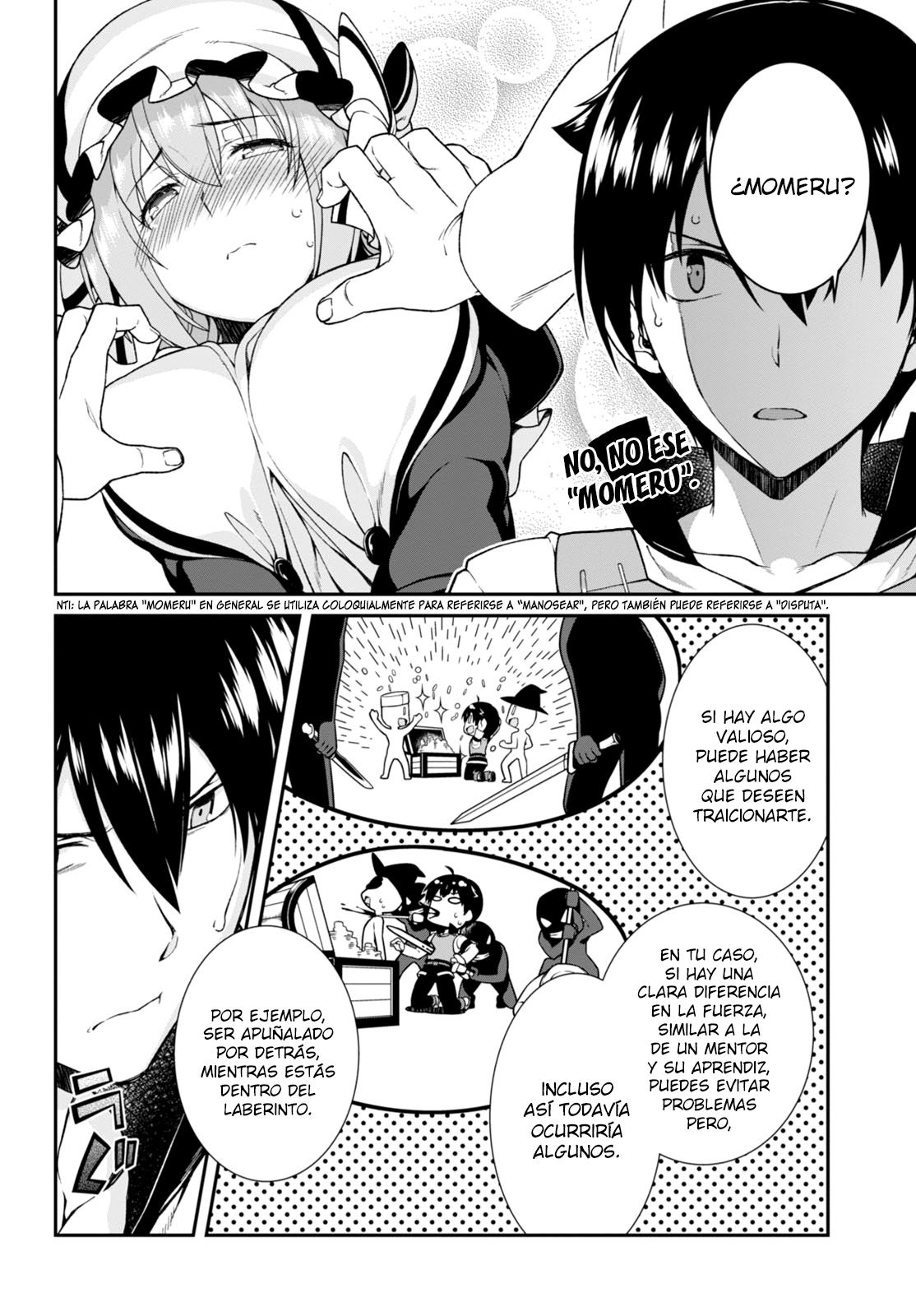 Isekai Meikyuu de Dorei Harem wo capítulo 3.2 página 5
