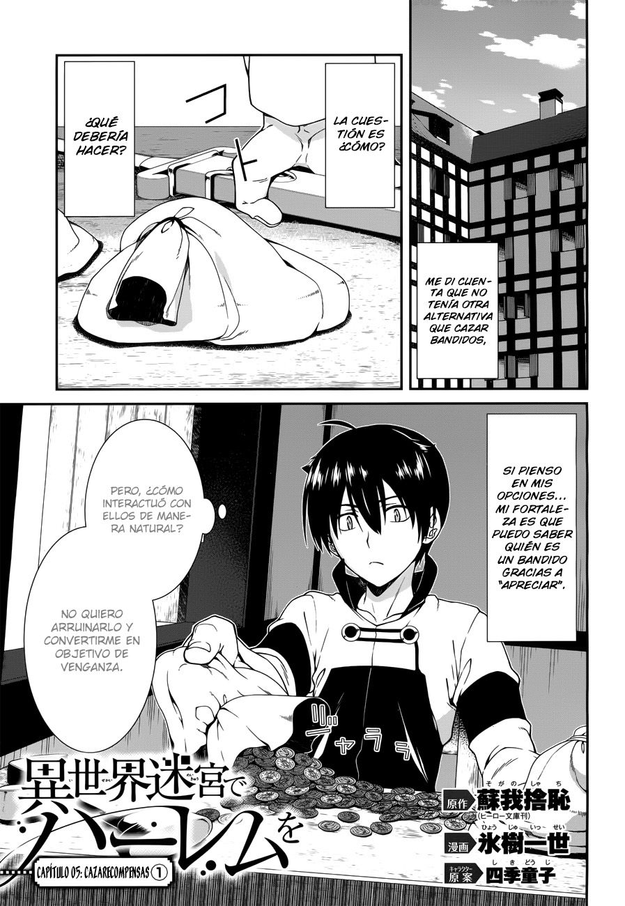 Isekai Meikyuu de Dorei Harem wo capítulo 5 página 2