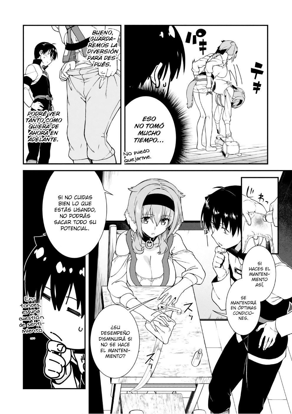 Isekai Meikyuu de Dorei Harem wo capítulo 6.2 página 5